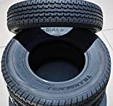 Set of 2 (TWO) Transeagle ST Radial II Premium Trailer Radial Tires-ST235/80R16 235/80/16 235/80-16 126/122L Load Range F LRF 12-Ply BSW Black Side Wall