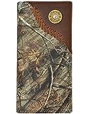 3D Men's Badger Camo Leather Outdoor Rodeo Wallet Camouflage One Size