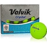 Volvik Crystal 3-Piece Golf Balls - Green
