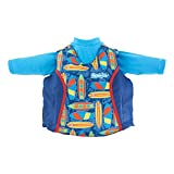 STEARNS Puddle Jumper Kids 2-in-1 Life Jacket and Rash Guard, Surfboards, One Size