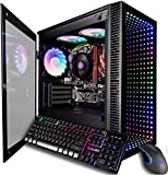 CUK Continuum Micro Gaming PC (AMD Ryzen 5 PRO 4650G with Radeon Graphics, 16GB RAM, 512GB NVMe SSD, 500W PSU, AC WiFi, Windows 11 Home) Gamer Desktop Computer