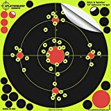 Splatterburst Targets -12 inch Adhesive Stick & Splatter Reactive Shooting Targets - Gun - Rifle - Pistol - Airsoft - BB Gun - Pellet Gun - Air Rifle (10 Pack)
