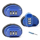 RioRand Trigger Lock 3 Digit Combination Gun Lock Gun Trigger Lock Accessories Blue (3PCS)