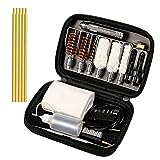 Laziiey Shotgun Cleaning Kit, 12 Gauge Gun Cleaning Set with Portable Zippred Case and Reinforced Brass Rods for 10, 12, 16, 20, 28 Gauge, .410Bore