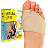 Ball of Foot Cushions- Metatarsal Pads (2 pcs) - Forefoot Pads of Soft Fabric - Foot Sleeve Mortons Neuroma - Metatarsalgia, Morton’s Neuroma, Calluses, Blisters, Pain Relief