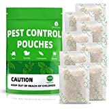 SUAVEC Pest Control Pouches, Squirrel Repellent, Repel Squirrels, Rodents, Mouse, Mice, Rats, Ant, Spider & Other Pest, Peppermint Rodent Repellent, Indoor Mice Repellent, Pest Repeller- 8 Pouches