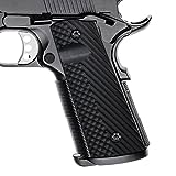 1911 Full Size G10 Grips, Magwell Cut, Ambi Safety Cut, OPS Texture, Cool Hand Brand, Black