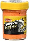 Berkley PowerBait Glitter Trout Bait Fluorescent Orange, 1-4/5 oz