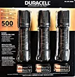 Duracell Ultra 550 Lumens Aluminum Flashlight 12 AAA Batteries Included (3 Pack)