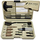 Bear Armz Tactical Universal Handgun Cleaning Kit | American Company | Gun Cleaning Kit for Calibers .22.357/9mm.38.40.45 | Compatible with Handguns, Revolvers, and Pistols | Hard Portable Case