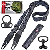 UnderAlert Two Point Sling Rifle Strap with Shoulder Pad and Rifle Sling Mount. Adjustable Gun Sling. Shotgun Sling. 2 Point Sling with Gift Box.