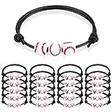 20Pcs Baseball Party Favors Baseball Charm Bracelets Wristbands Baseball Beads Bracelet Adjustable Baseball Favor Decorations Sport Bracelet Baseball Birthday Party for Teen Adults Team Players Gifts