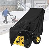 FLYMEI Snow Thrower Cover, Snow Blower Covers with Locks Drawstring, 2 Stage Snow Blower Accessories Universal Size for Most Electric Snow Blowers (47' L x 37' H x 31' W)