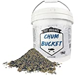 The Original Chum Bucket 12lb - Designed for Saltwater and Freshwater Fish - Triple Action Chum is Ready To Use, No Mixing Required - Grouper, Snook, Sharks, Tuna, Bass + More (chum for fishing)