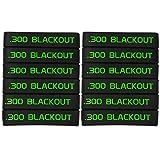 Aolamegs 12 Pack 300 Blackout Magazine Marking Band (Black-Green)