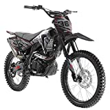 X-PRO 250cc Dirt Bike Pit Bike Gas Dirt Bikes Adult Dirt Pitbike 250cc Gas Dirt Pit Bike,Black