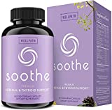 Soothe Thyroid Support for Women Supplement - Cortisol Manager with Ashwagandha, L-Tyrosine - Supports Energy & Stress Response - 60 ct by WellPath