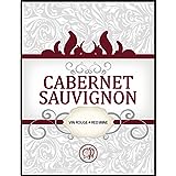 LD Carlson Cabernet Sauvignon Adhesive Wine Bottle Labels - 30-Pack