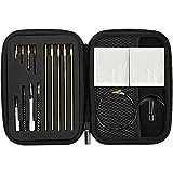 ProCase Gun Cleaning Kit for .177 Cal & .22 Cal Airgun with Brushes, Slotted Tips, Cleaning Pick and Cotton Mop in Portable Compact Zippered Case -Black