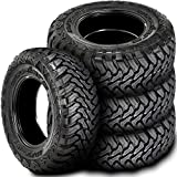 Set of 4 (FOUR) Accelera M/T-01 Mud Off-Road Light Truck Radial Tires-35X12.50R17LT 35X12.50X17 35X12.50-17 125Q Load Range E LRE 10-Ply BSW Black Side Wall