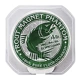 Trout Magnet Phantom 100% Fluorocarbon Fishing Leader Line, 50M (2lb, 3lb, 4lb Test), 3lb, 6X Tippet