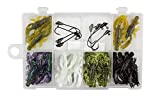 Trout Magnet Leland's Lures Trout Slayer 28 Piece Fishing Kit, Includes 20 Crawdad Bodies and 8 Size 6 Long Shank Hooks, Great for Small Streams and Lakes, Catches All Species,