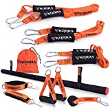 Kobra Tech Resistance Bands Set for Men & Women - The Ultimate Premium Full Body Workout Exercise Kit, Home Gym Equipment for Stretch, Strength Training, Physical Therapy, Fitness, Sports, & Outdoors