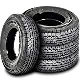 Set of 4 (FOUR) Transeagle ST Radial II Premium Trailer Radial Tires-ST205/75R15 205/75/15 205/75-15 107/102L Load Range D LRD 8-Ply BSW Black Side Wall