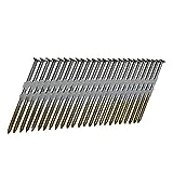 NuMax FRN.131-3B500 21 Degree 3' x .131' Plastic Collated Brite Finish Full Round Head Smooth Shank Framing Nails (500 Count)
