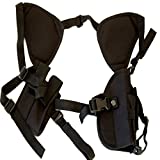 Shoulder Holster for 1911 9mm & Glock Concealment - Ambidextrous Fit for Men with Big & Tall Comfort Adjustment