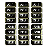 Ammo cans Bulk Bullet Container Labels – 7mil UV Protected and Laminated – Premium Vinyl Graphic Decals Perfect for Cars, Trucks and Drink-Ware. (SML, 22 LR)