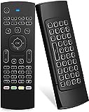 MX3 Pro Mini Keyboard Backlight Fly Remote Mouse,Android TV Remote Control,IR Learning Mini Wireless Keyboard for Android TV Box.HTPC.IPTV.Pad.PS3/PS4