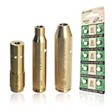 ARKSight Hunting BoreSighter for 223/9MM/243/308/7mm-08REM Cal, Red Dot Brass Chamber Bore Sight Kit for Rifle Scopes and Handgun