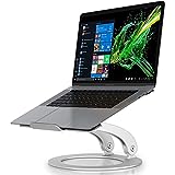 Laptop Stand for Desk - JZBRAIN Adjustable Laptop Stand Foldable Ergonomic Computer Stand Holder Compatible with 10-15' MacBook Air, Pro, Lenovo, Dell, Tablet - Silver