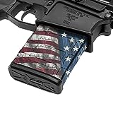 GunSkins AR-10 Mag Skin - Premium Vinyl Mag Wrap with Precut Pieces - Easy to Install and Fits 20/25 rd Magazines - 100% Waterproof Non-Reflective Matte Finish - Made in USA - Proveil Victory
