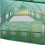 BenefitUSA Cover Canopy Replacement for Larger Hot Green House 20'X10'X7' Walk in Outdoor Plant Gardening Greenhouse (Frame not Include)