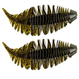 THKFISH Soft Swimbait Soft Plastic Fishing Lures Bass Lures Swim Baits Lures for Bass Fishing Worms for Bass Trout Walleye 3.15in*6pcs