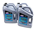Lucas Oil Products 10861-4 Synthetic Blend 2 Cycle Marine Oil, 4 Gallon, 1 Pack