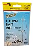 Thundermist Lure Company Perfect Series - RIG# 1A-6-G Pre-Tied T-Turn Bait Rig, Clear