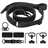 SOMA QD Sling with QD Sling Swivel Mounts, 2 Point Paracord Rifle Sling with Quick-Adjust Length Rifle Strap