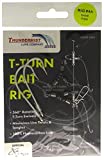 Thundermist Lure Company #4A Salt Water Game Fish Sea Bass/Striper/Fluke/Flounder/Blues/Sea Trout T-Turn Bait Rig, Clear