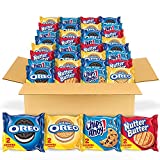 OREO Original, OREO Golden, CHIPS AHOY! & Nutter Butter Cookie Snacks Variety Pack, Holiday Christmas Cookies, 56 Snack Packs (2 Cookies Per Pack)