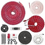 CT Sounds 1/0 Gauge CCA Complete Amp Wiring Install Kit, AMPKIT-0GA-PRO