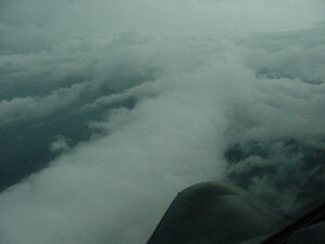 billowy clouds